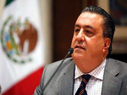 El ex secretario de Gobernación de México, Fernando Gómez Mont, refrendó su apoyo a la lucha contra el narcotráfico. NTX  /