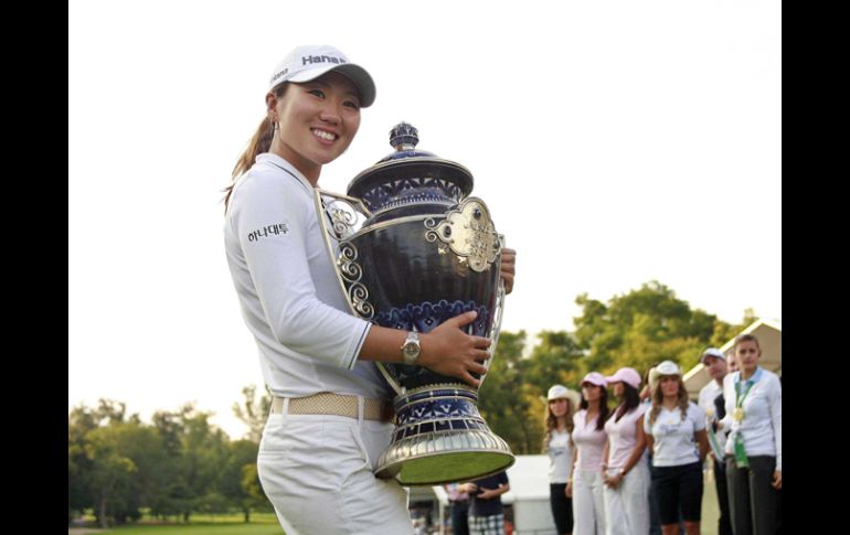 La golfista coreana In-Kyung Kim se apoderó de la victoria de LOI 2010. E. PACHECO  /