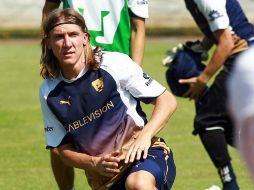 El jugador tiene contrato con Pumas hasta el 2012. MEXSPORT  /