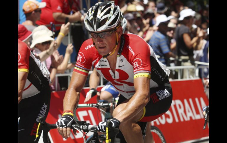 En estos días Lance Armstrong participa en la prueba Tour Down Under, en Australia. EFE  /