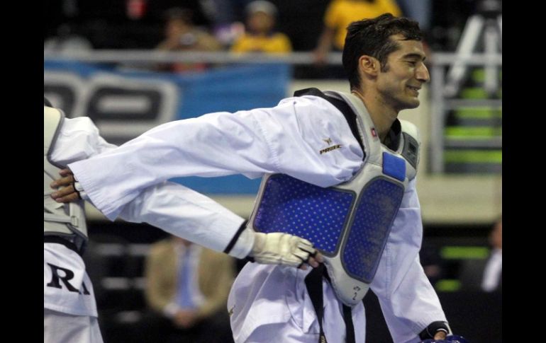 Guillermo Pérez durante los juegos panamericanos en Monterrey 2010  /