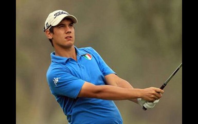 El italiano Matteo Manassero ganó el torneo en el que Rory quedó en tercer lugar. EFE  /