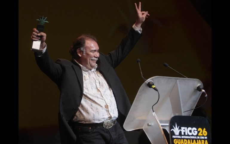 Jesús Ochoa levantó se robó sonrisas con su discurso de agradecimiento, cargado de buen humor. S. NÚÑEZ  /