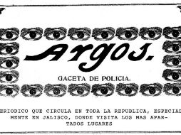Portada de la jalisciense Argos, de 1907. ESPECIAL  /