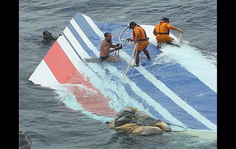 Un Air France A447 con destino a París, que cayó al mar a poco de despegar de Río de Janeiro el 1 de junio del 2009. ARCHIVO  /