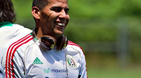 El defensa Carlos Salcido durante entrenamiento para Copa Oro.MEXSPORT  /