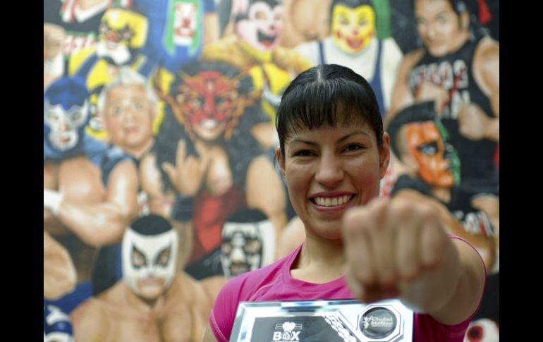 La boxeadora piensa que el deporte femenino en esta disciplina ha ganado terreno. EFE  /