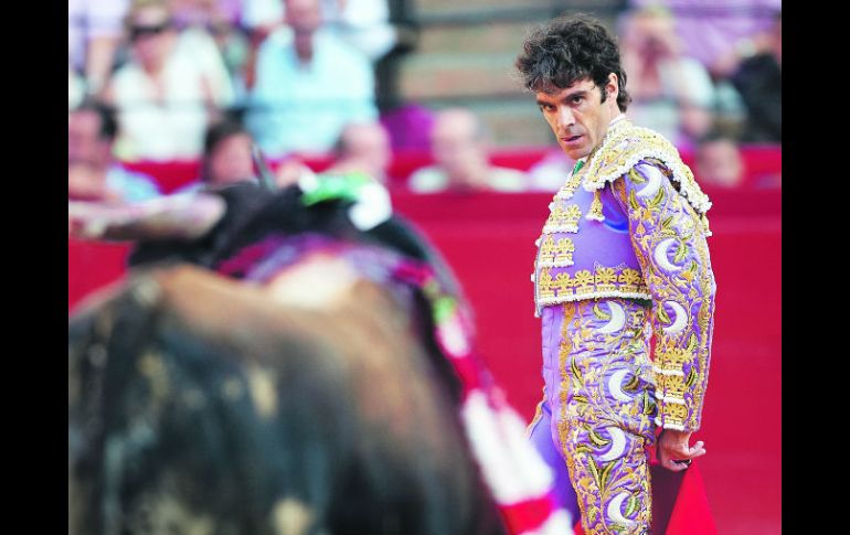 José Tomás, el diestro de Galapagar, actúa durante una corrida en Valencia, en julio pasado. GETTY IMAGES SPORT  /