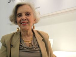 La escritora mexicana Elena Poniatowska asistió a la conferencia. ARCHIVO  /