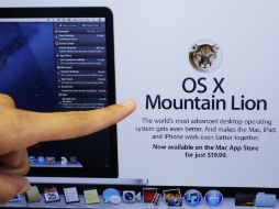 El 'Mac OS X 10.8 Mountain Lion' de Apple. AP  /