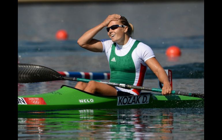 Danuta Kozak logra su segunda presea en Juegos Olímpicos. AP  /