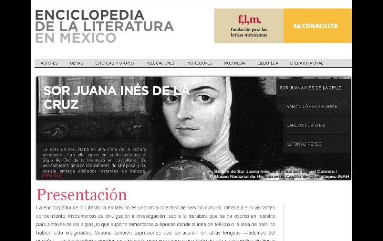 Sor Juana Inés de la Cruz es uno de los primeros autores en esta recurso. ESPECIAL  /