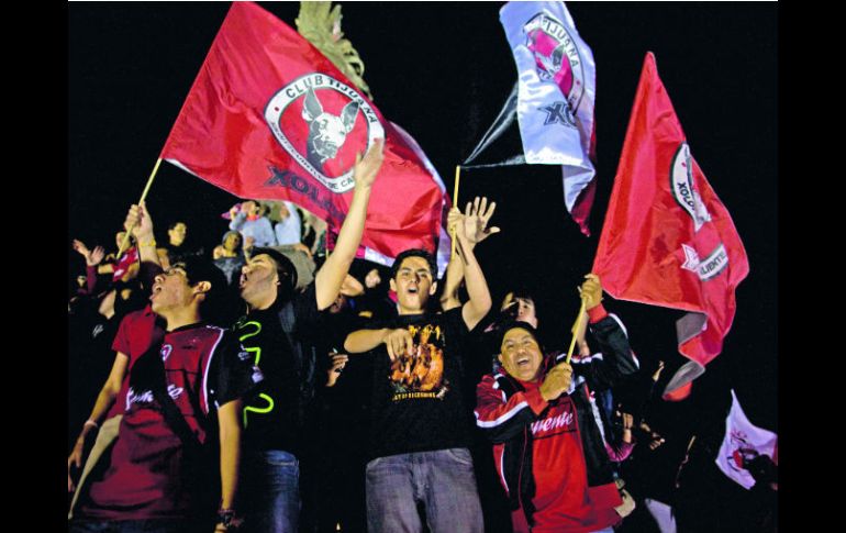 Mención honorífica. La afición del Tijuana apoyó al equipo desde el inicio del torneo con estadios llenos.  XINHUA  /