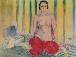 El cuadro robado es el famoso ''Odalisque au Pantalon rouge'' del pintor francés. ESPECIAL /