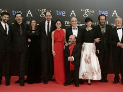 El elenco de de la película ''Blancanieves'' obtuvo 10 de 18 premios Goya. EFE /