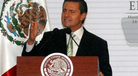 Peña Nieto participó en el foro México en Paz, con relación al PND, efectuado en Monterrey. NTX /
