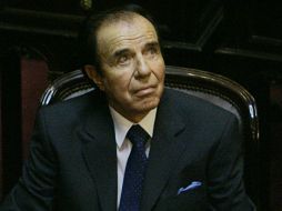 Menem fue considerado ''coautor de delito de contrabando agravado por material belico en más de diez hechos'', según el fallo. AP /