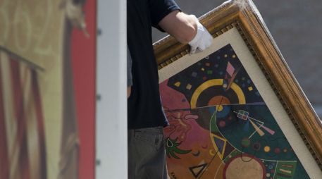 La obra de Kandinsky marcó el precio más alto de la velada. ARCHIVO /