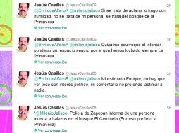 REDES SOCIALES. Casillas asegura que fue en otro sentido ESPECIAL /