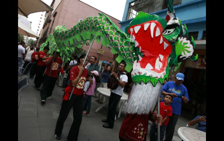 Uno de los espectáculos más esperados es la famosa ''danza del dragón''. NTX /
