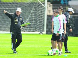 Ayer fue la primera preparación de la Selección mexicana encabezada por Manuel Vucetich, para enfrentarse ante el equipo sudamericano. MEXSPORT /