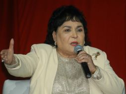 Carmen Salinas fue informada sobre la medalla por el hijo de ''El Flaco de Oro'', Agustín Lara. ARCHIVO /