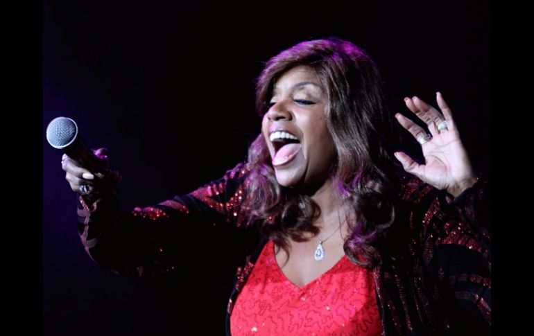 La cantante Gloria Gaynor durante su concierto en la Ciudad de México. NTX /