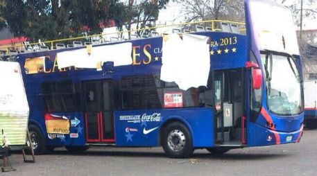 Aquí se iban a trasladar por las calles del DF, se quedaron con las ganas. Foto: @paugraje. ESPECIAL /