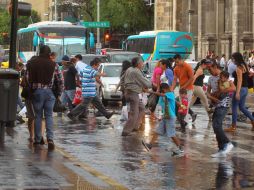 A causa de las lluvias, el equipo de sonido se daño y esto causaría problemas para las agrupaciones y asistentes.  /