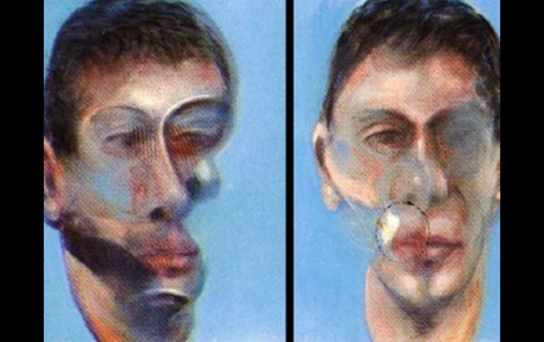 'Tres estudios para un retrato de John Edwards' fue pintado por el genio británico en 1984. ESPECIAL /