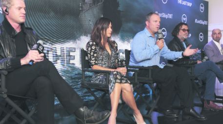 El elenco de 'The Last Ship' visitó tierras mexicanas para promover la serie. CORTESÍA  /