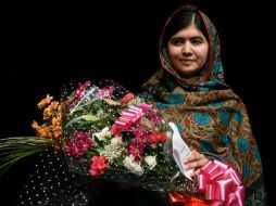 ''El premio que recibí por parte del Comité del Nobel de la Paz es para todos los niños que no tienen voz'', afirma Malala. EFE / F. Arrizabalaga