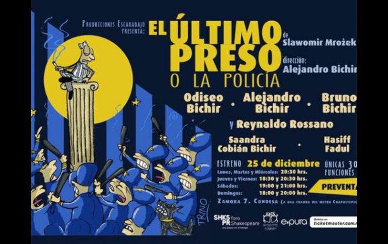 La obra del dramaturgo polaco Slawomir Mrozek fue escrita a finales de los años 50. TWITTER / @BrunoBichir