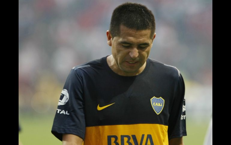 Juan Román Riquelme, el ídolo de Boca Juniors y de la Selección de Argentina, sumó 591 partidos y marcó 148 goles en su carrera. AP / ARCHIVO