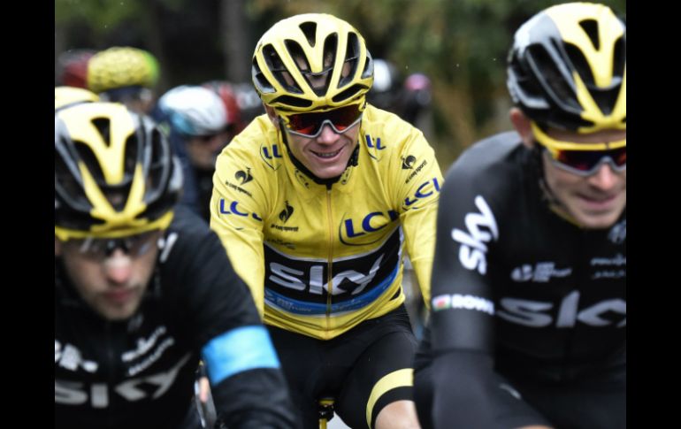 Froome logró la victoria en una etapa tranquila. AFP / E. Feferberg