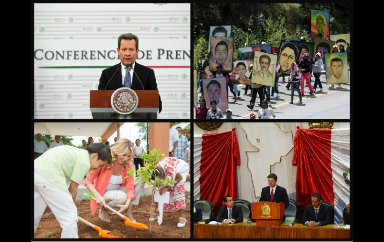 Los protagonistas de las noticias más relevantes del día de hoy. ESPECIAL /