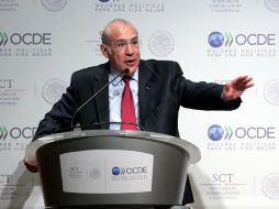 José Ángel Gurría, secretario general de la OCDE, compartirá sus ideas junto al presidente del Inegi, Eduardo Sojo. NTX / ARCHIVO