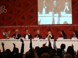 En el foro estuvieron Raúl Padilla, Lucinda Ruiz Posada, Fernando del Paso, Coral Bracho, Gonzalo Celorio y Patricia Rosas Chávez. EL INFORMADOR / M. Vargas