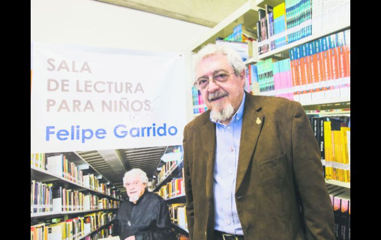 Felipe Garrido. El tapatío será reconocido por su trayectoria y aportación a la cultura. EL INFORMADOR / P. Franco