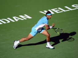 El tricampeón de Indian Wells levantó cinco bolas de set en el desempate, y selló la victoria con su segundo match point. EFE / P. Buck