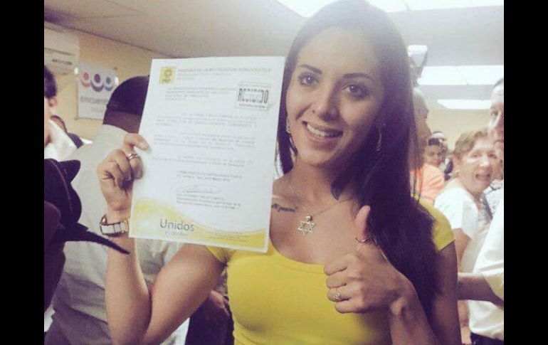 Aseguran que el partido no se fijó en Sandra por ser de la farándula. FACEBOOK / Shira Casar