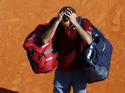 Roger Federer nunca ha ganado en Montecarlo. EFE / S. Nogier