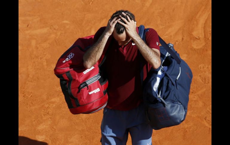 Roger Federer nunca ha ganado en Montecarlo. EFE / S. Nogier