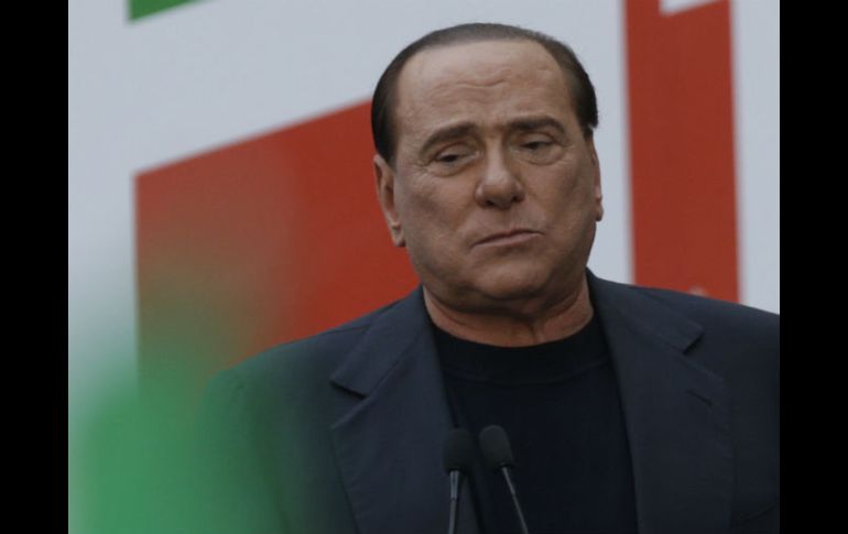 Berlusconi, de 80 años, fue operado en junio del corazón y se le sustituyó la válvula aórtica por una biológica de origen animal. AP / ARCHIVO