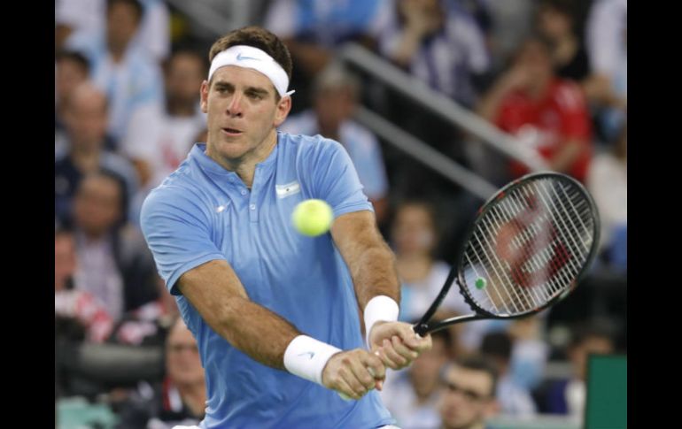 Del Potro corona su regreso después de dos años plagados de lesiones. AFP / A. Bat