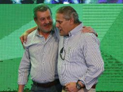 El presidente entrante de la ABM, Marcos Martínez (izq) dio su primer discurso como representante del sector bancario. SUN / Y. Xolalpa