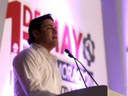 'En Jalisco debemos de ir por empleos dignos', afirmó el gobernador. EL INFORMADOR / E. Barrera