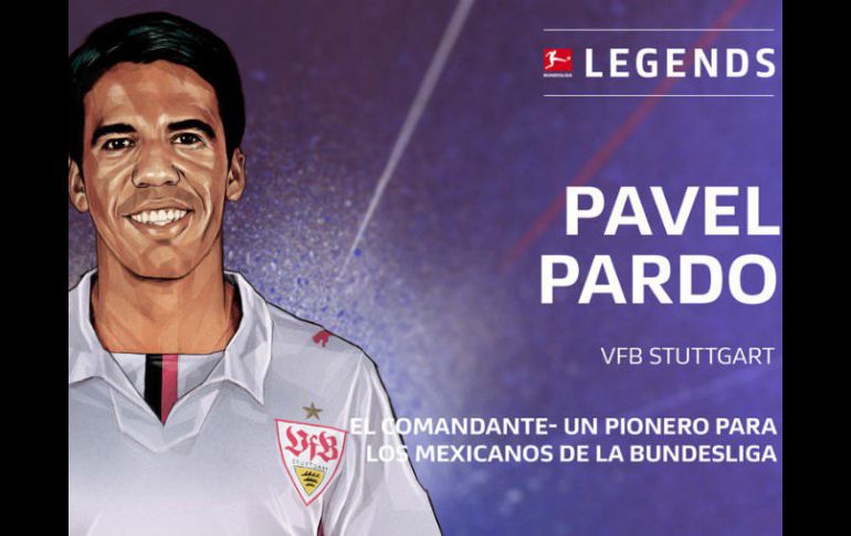 ''El Comandante'' arribó al futbol teutón en 2006 al VfB Stuttgart, y de inmediato generó un gran impacto en el juego del equipo. TWITTER / @pavelpardo8