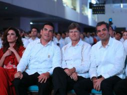 Los  integrantes del PRI celebran su 22 Asamblea Nacional. TWITTER / @EnriqueOchoaR