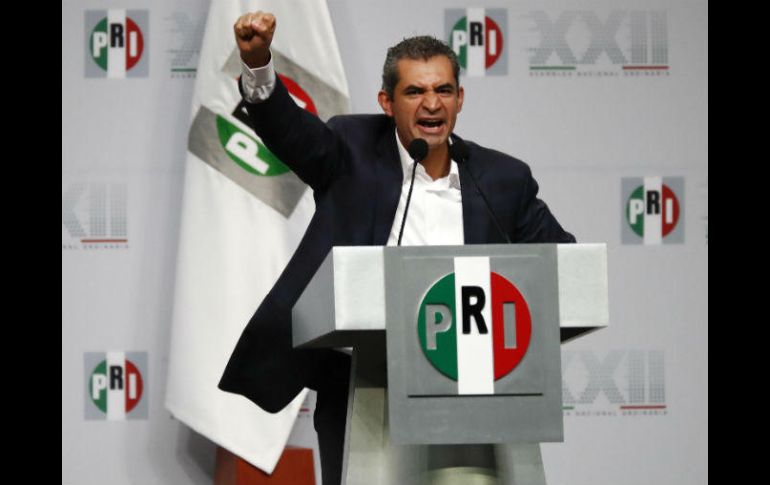 El líder nacional del PRI destacó el cierre de todos los candados para ser un partido abierto a la participación ciudadana. SUN /